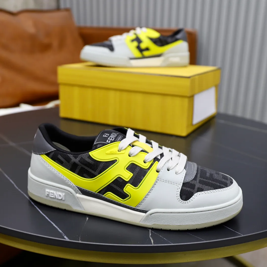 Ex-factory price: 580🔥Couple model (top original order) Brand: FENDI Size: 35-44 (customized for men 38 and 45) Grade: original order quality high version Material: imported original cowhide stitching➕ high-quality and comfortable lining original TPU lightweight non-slip outsole Style category: travel fashion casual shoes versatile trend